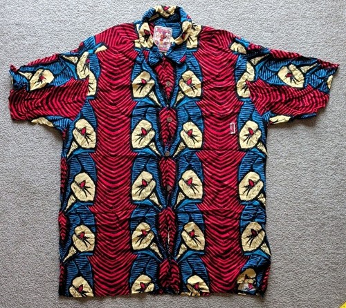 Rare mambo loud shirt woodcut - mambo,