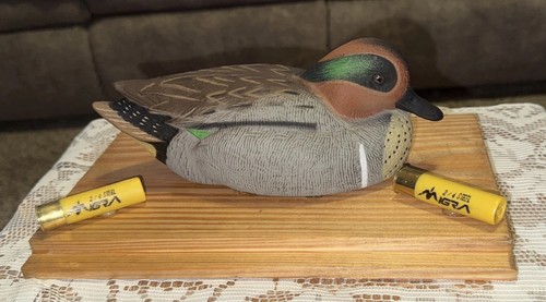 Duck decoy green - green-winged, teal