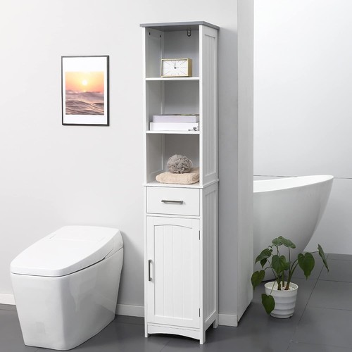 Tall bathroom cabinet slim - cabinet,