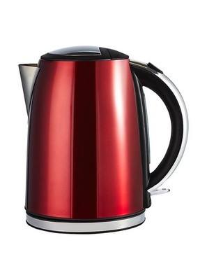 Red electric kettle - 1.7l, fast