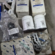 Misc Unused Ford (Transit) Parts: Timing Chain, Oil Filters, Door Roller Assy