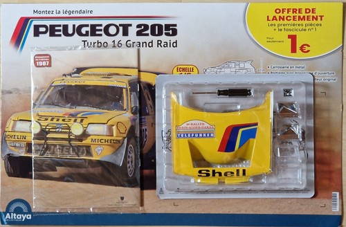 Altaya peugeot 205 - 1/8,