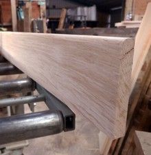 OAK SKIRTING BOARD - CHAMFERED, ROUNDED OR SQUARE FINISH 100 x 20mm / 125 x 20mm