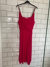 New SALSA Flamenco Dress in Size 10 12 14 Pink Summer Beach Club Ibiza Vibes