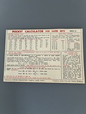 Pre decimal staking plan card and multi selection calculator greyhounds/horses