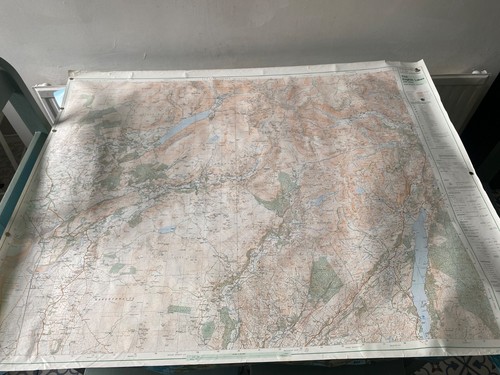 Ordinance survey map - map, lake