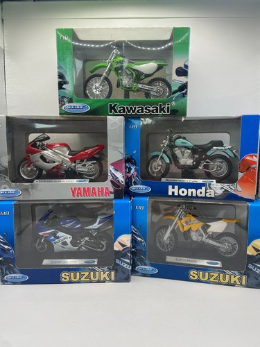 Welly diecast motor bikes