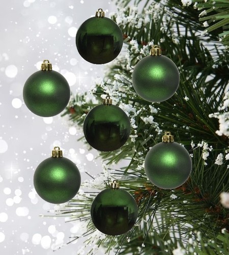 Mini baubles real glass - 24,