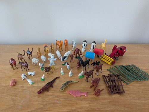 Vintage farm safari animals - vintage, &