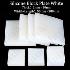 Silicone Block Plate White