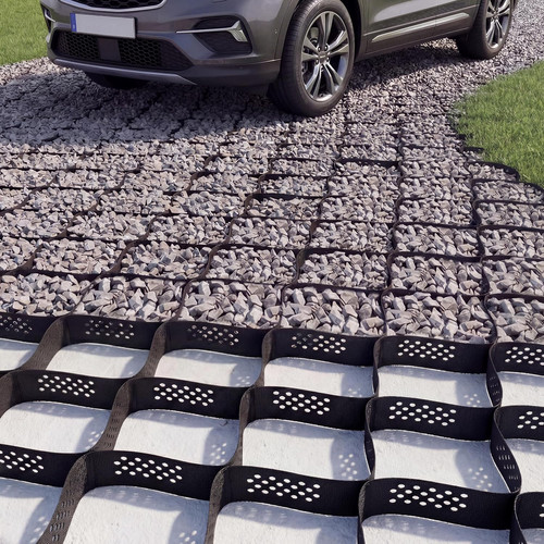 Hdpe gravel grid 6 - grid, 6.5
