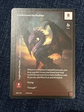 2025 WONDERS OF THE FIRST TCG - CINDERMAW THE SCALDER 81/401 EPIC REGULAR - NM