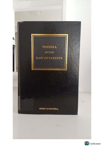 Terrell the law patents - terrell, of