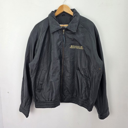 Burks bay leather jacket mens - burks,