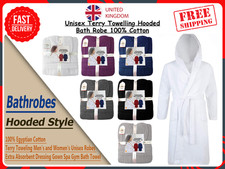 Unisex Terry Towelling Hooded