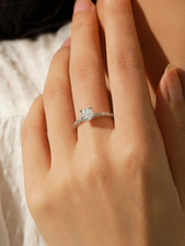 1.0ct Round Cut Lab‑Created