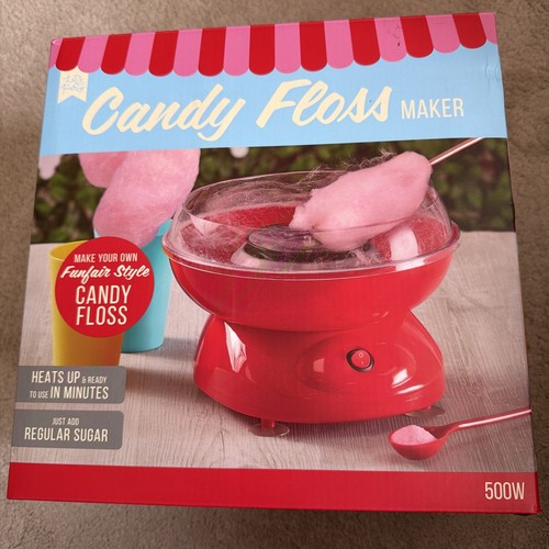 Boxed candy floss maker red - boxed,