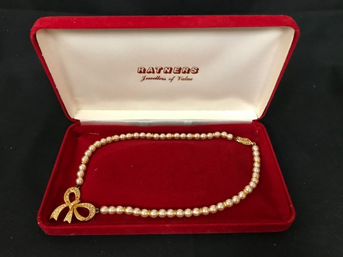 Ratners faux pearl choker - faux,
