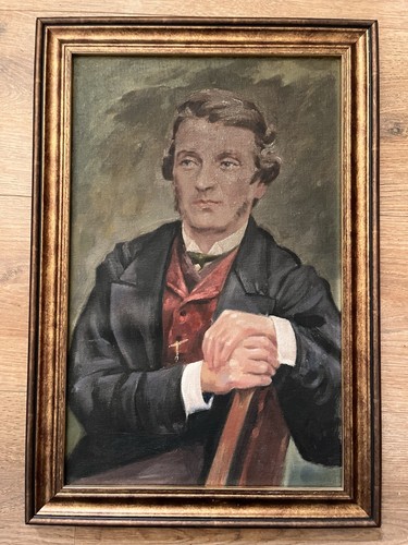 Antique victorian era oil - era,