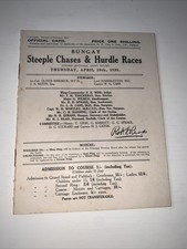 Bungay Racecard 18/4/35(Closed 29/5/39)