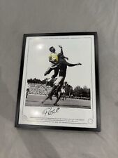 Framed Pele Signed A3 Photo genuine Autograph Football Brazil World Cup