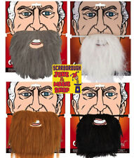 False Character Beard on Elastic ~ Wicked Costumes ~ 4 Colours Available!