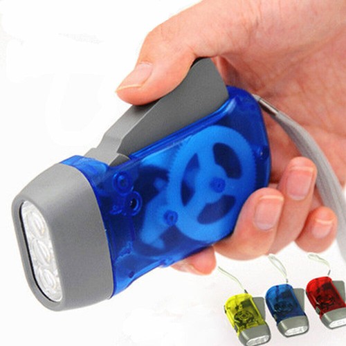 Led hand pressing dynamo - hand,