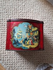 Vintage Empty Blue Bird Toffee Tin Collectable Harry Vincent of Hunninton