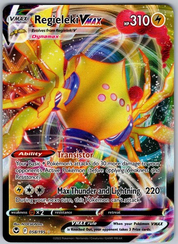 Regieleki vmax 058 195 - regieleki, holo