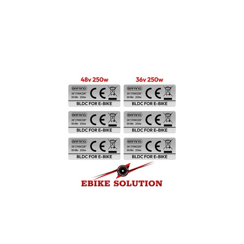 Bafang genuine motor sticker - motor,