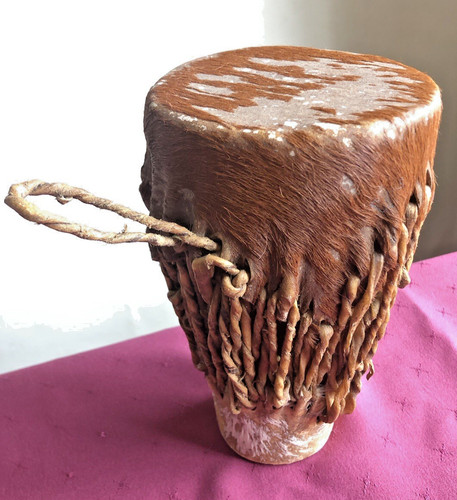 Small african tribal drum - tribal,