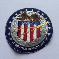 Apollo 16 Cloth Badge. 