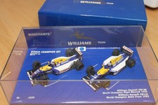1:43 Minichamps Williams World Champions edition set4 1992 & 1993 Mansell Prost