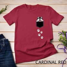 Siberian Husky In Pocket Cute