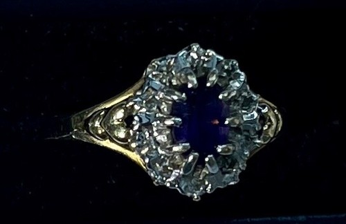 Gold amethyst diamonds - ct,
