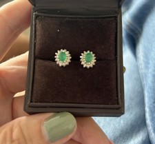 Emerald And Diamond Cluster