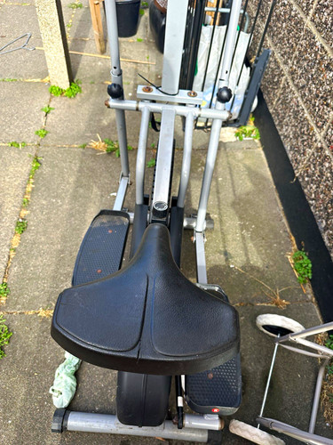 Grey black elliptical - grey/black, cross