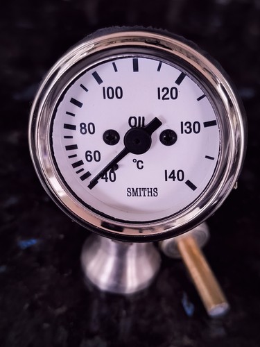 Oil temperature gauge 52mm - temperature,