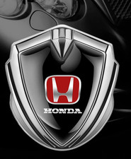 1 X Silver Metal Honda Motors Badge Sticker Emblem Civic Type R NSX S200 Integra