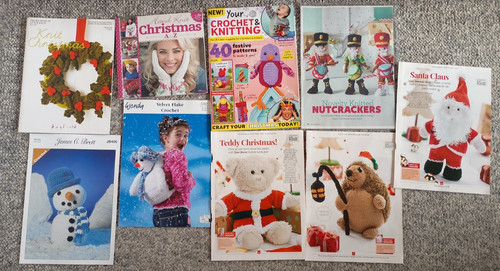 Christmas knitting crochet - knitting, &