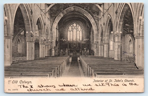 Postcard interior john - of, john's