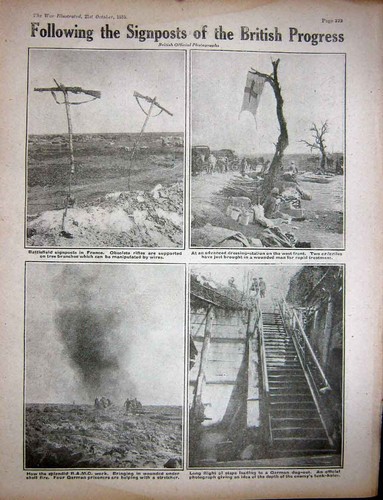 Original old antique print - print, ww1