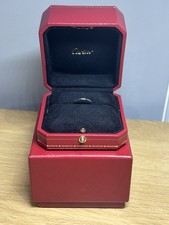 Authentic Mini Cartier Platinum Wedding Band Size 47