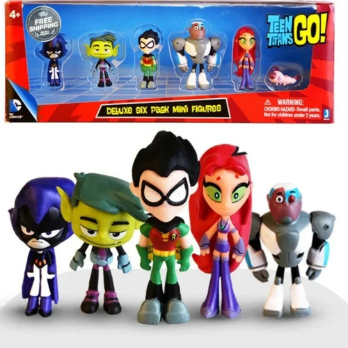 Teen titans deluxe six - teen, pack