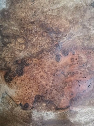 Burr walnut veneer dashboard - burr,