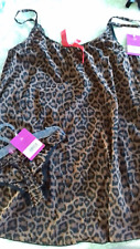 L'AGENT BY AGENT PROVOCATEUR LEOPARD LEONARA BABYDOLL & THONG SET MEDIUM BNWT