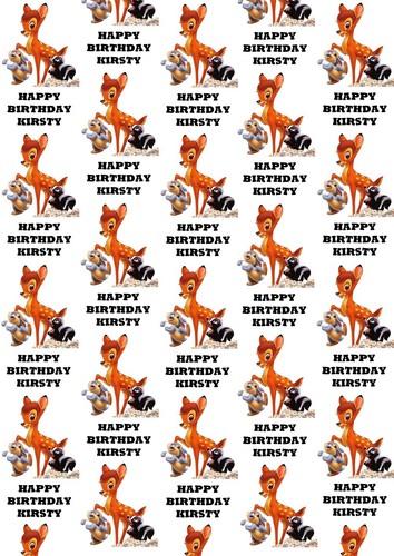 Disney bambi personalised - disney,