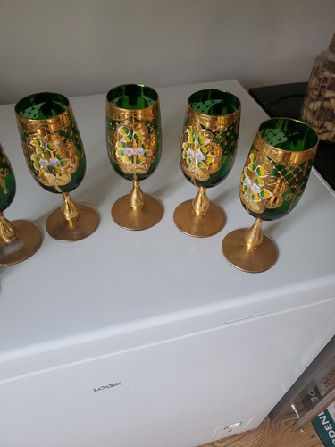 Vintage italian murano goblet - murano,