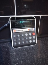 Olympia Werke AG CD 60 Calculator – VFD Display 1970s Retro Electronic. Working 