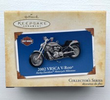 Hallmark Harley Davidson Christmas Keepsake Ornament 2002 VRSCA V-Rod Collector